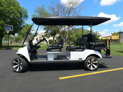 White 2024 EVolution Carrier 6 Plus Golf Cart For Sale