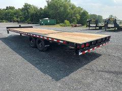 BWise 8 x 26 Deckover Equipment Trailer – Split Tilt Deck