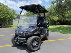 Black 2024 EVolution D5 Ranger 2+2 Golf Cart for Sale