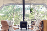 Phoenix Domes - Medium Frame 4 Season Glamping Package Dome - 16'/5m