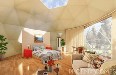 Phoenix Domes - Medium Frame 4 Season Glamping Package Dome - 26'/8m