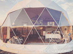 Phoenix Domes - Medium Frame 4 Season Glamping Package Dome - 26'/8m