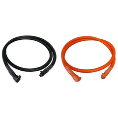 RUiXU Lithi2-16 battery 1/0 AWG cable | Orange+ Black | One Pair
