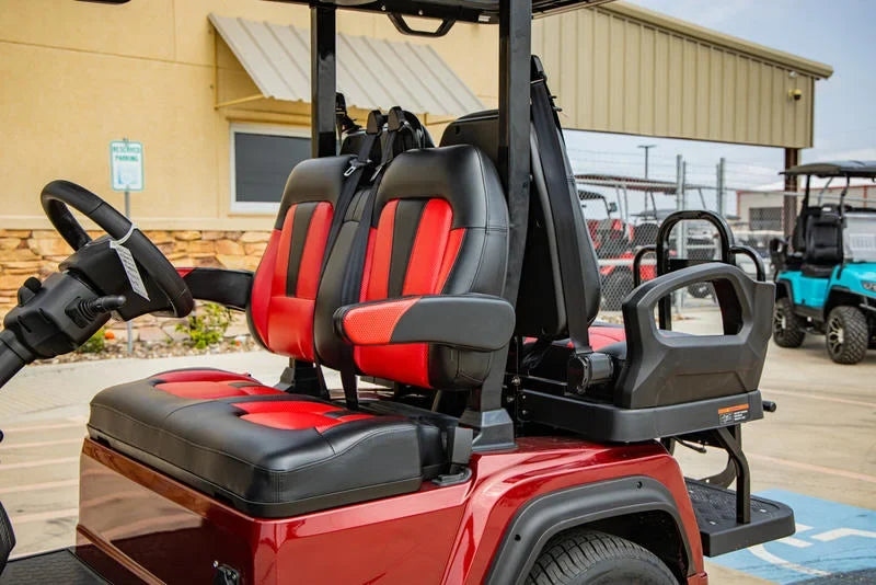 Red 2024 EVolution D5 Ranger 2+2 Golf Cart for Sale