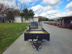 5′ X 10′ Utility Trailer Straight Deck 18″ Sides Tall Gate