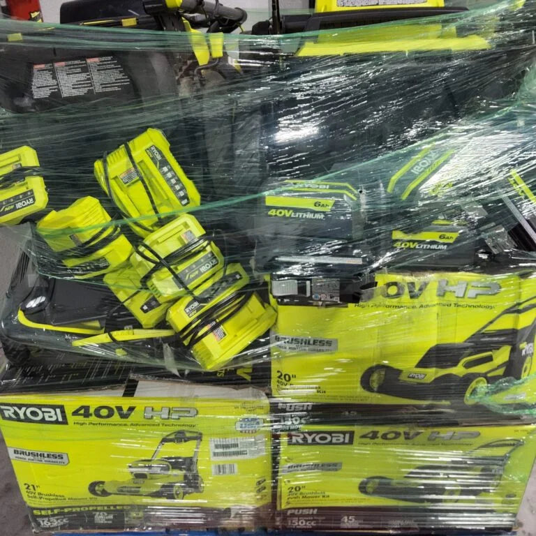 New Ryobi Lawn Mowers Pallet – 8 Units
