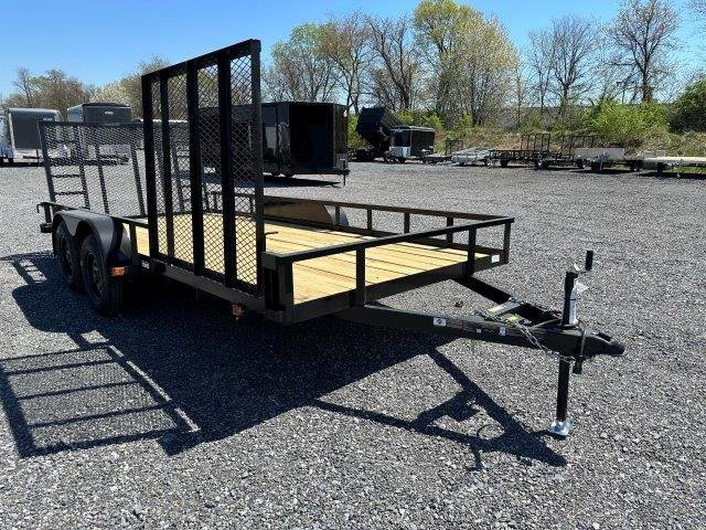 Carry-On 7 x 16 Landscape Utility Trailer – Side ATV Ramp