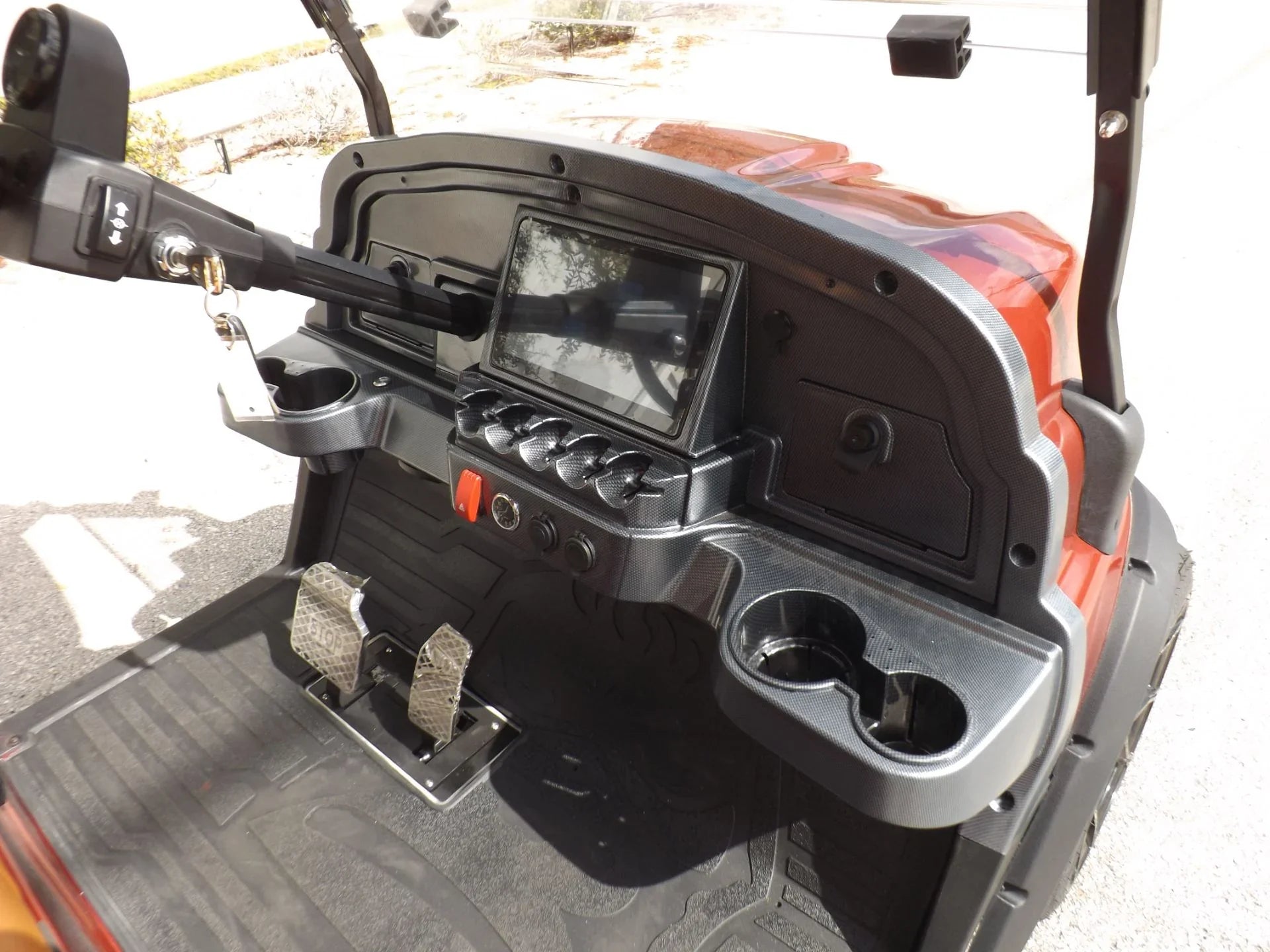 Red 2024 GORILLA G4 LI 4 Pass Lithium Golf Cart for Sale