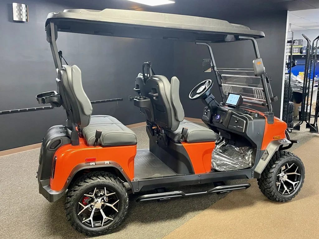 2026 EV Rover XL Denago Golf Cart for Sale (Orange)
