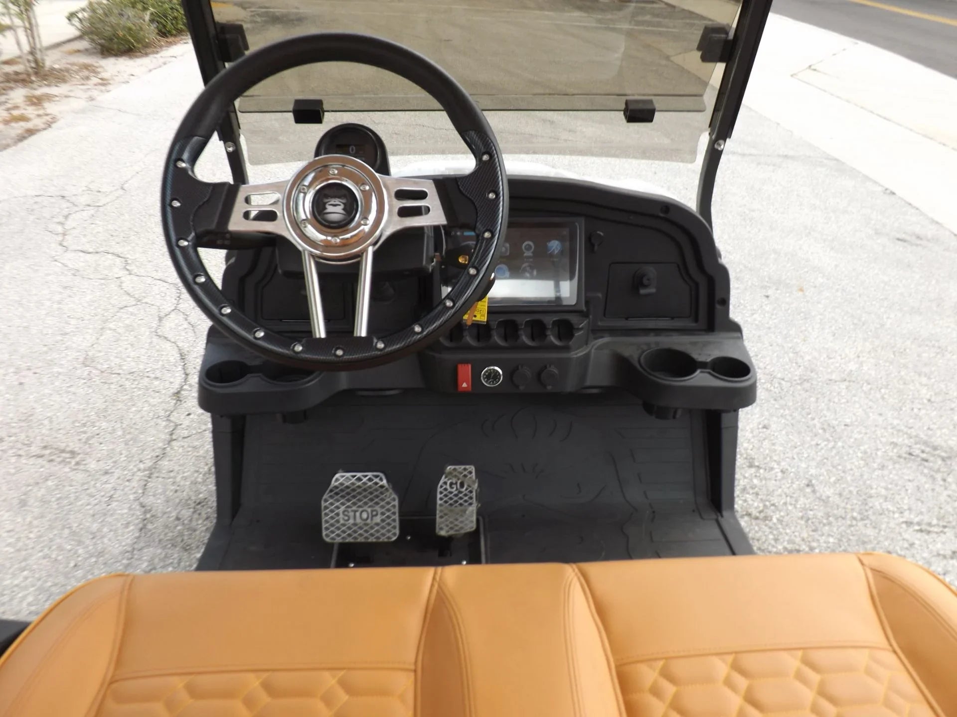 White 2024 GORILLA G2 LI 2 Pass Lithium Golf Cart for Sale
