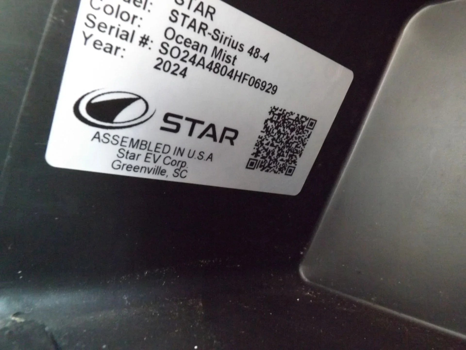 2024 Star EV SIRIUS 4 Forward Lithium Golf Cart for Sale