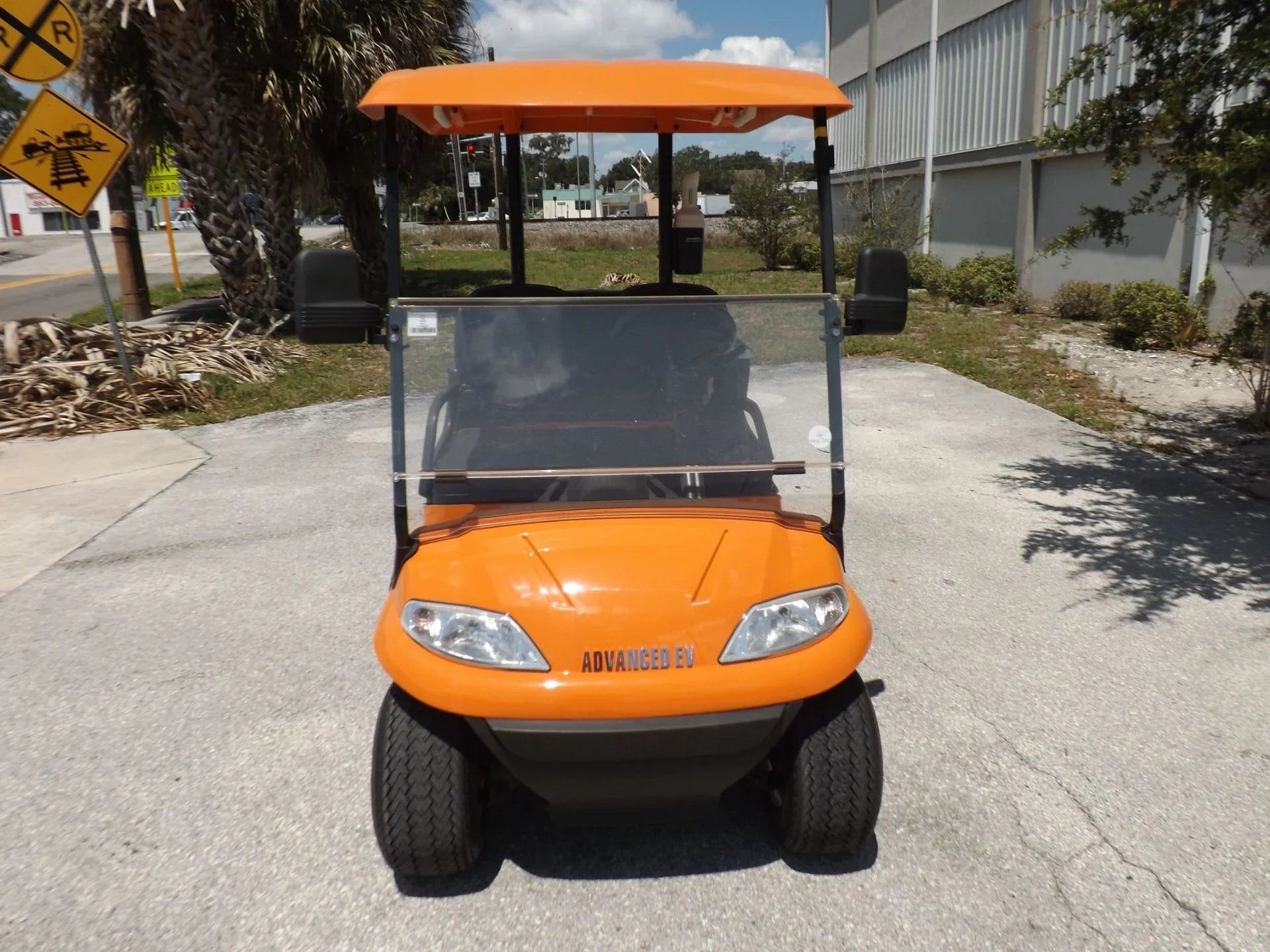 Orange 2022 Advanced EV AEV 2 Golf Cart for Sale