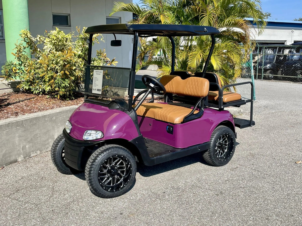 2020 E-Z-GO RXV Elite Lithium Plum Golf Cart for Sale (Plum Purple)