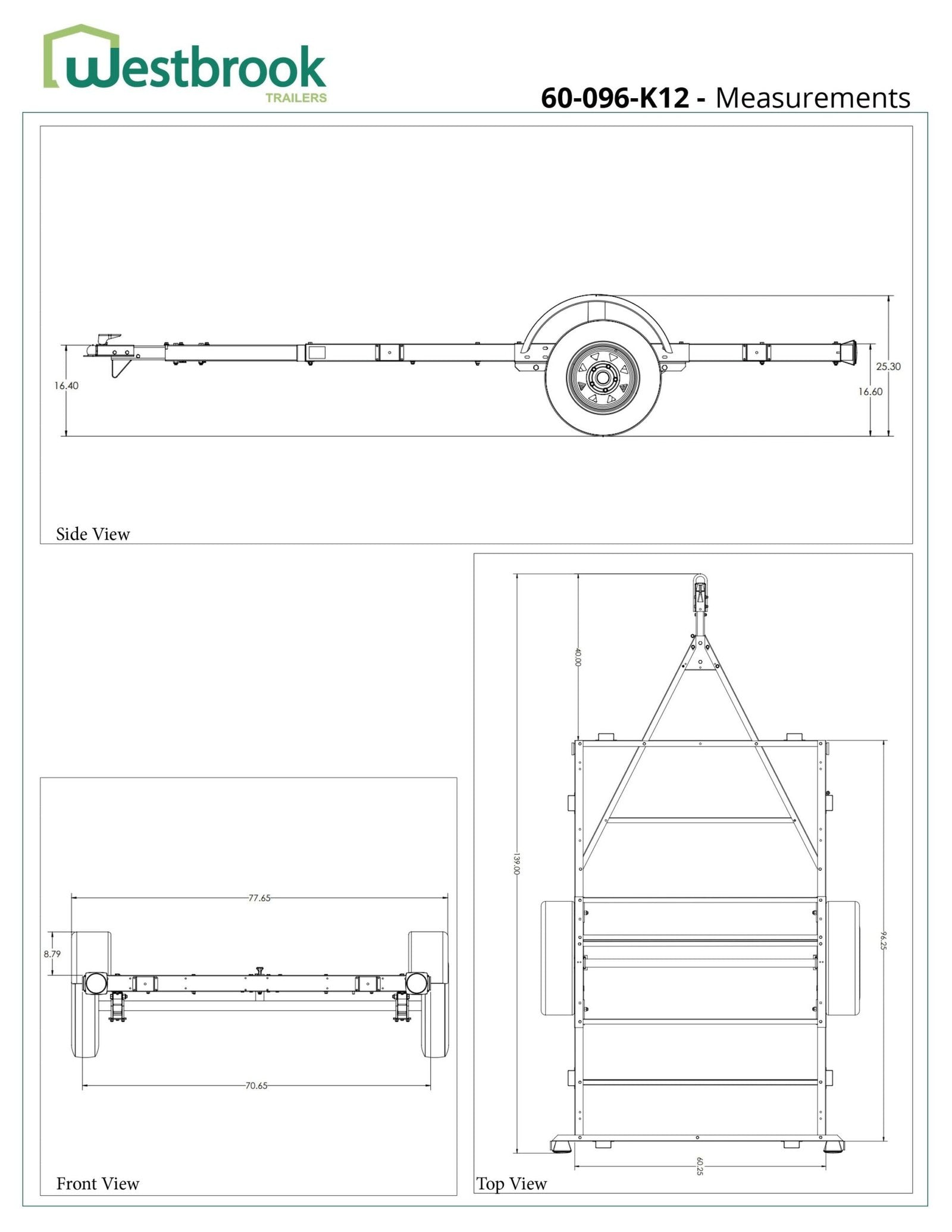 Stirling 5-ft x 8-ft Steel Utility Trailer ( 1250-lb Capacity ) 5266161