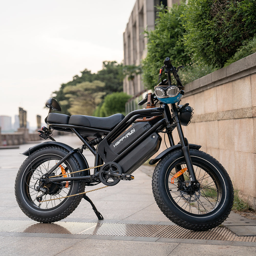 HappyRun | G70 Dual-Battery Electric Cargo Bike – 750W (2000W Peak), 48V 26Ah, 85-Mile Range, UL 2849 Certified