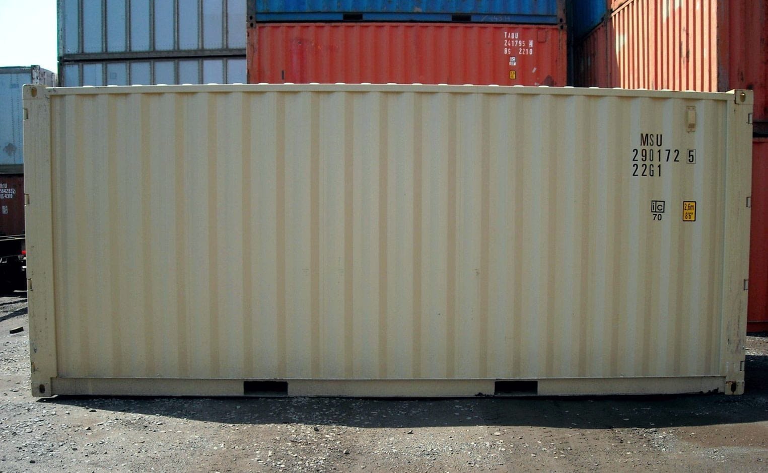 20ft Long Doubledoor Containers in 8’6′ High and 9’6″ High