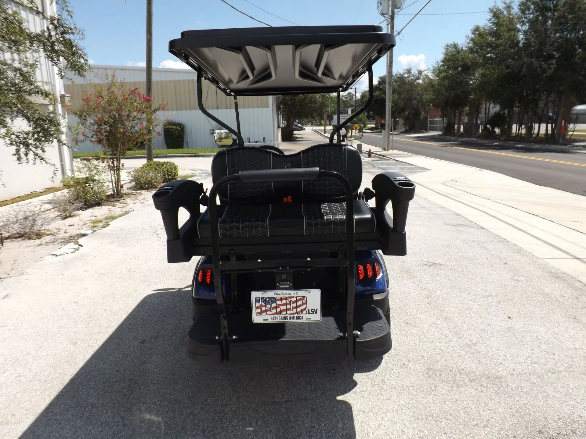 Blue 2023 HONOR LSV 2+2 G1 Lifted Lithium Golf Cart for Sale