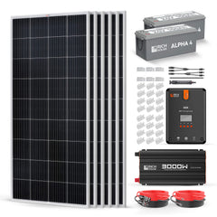 1200 Watt 24V Complete Solar Kit