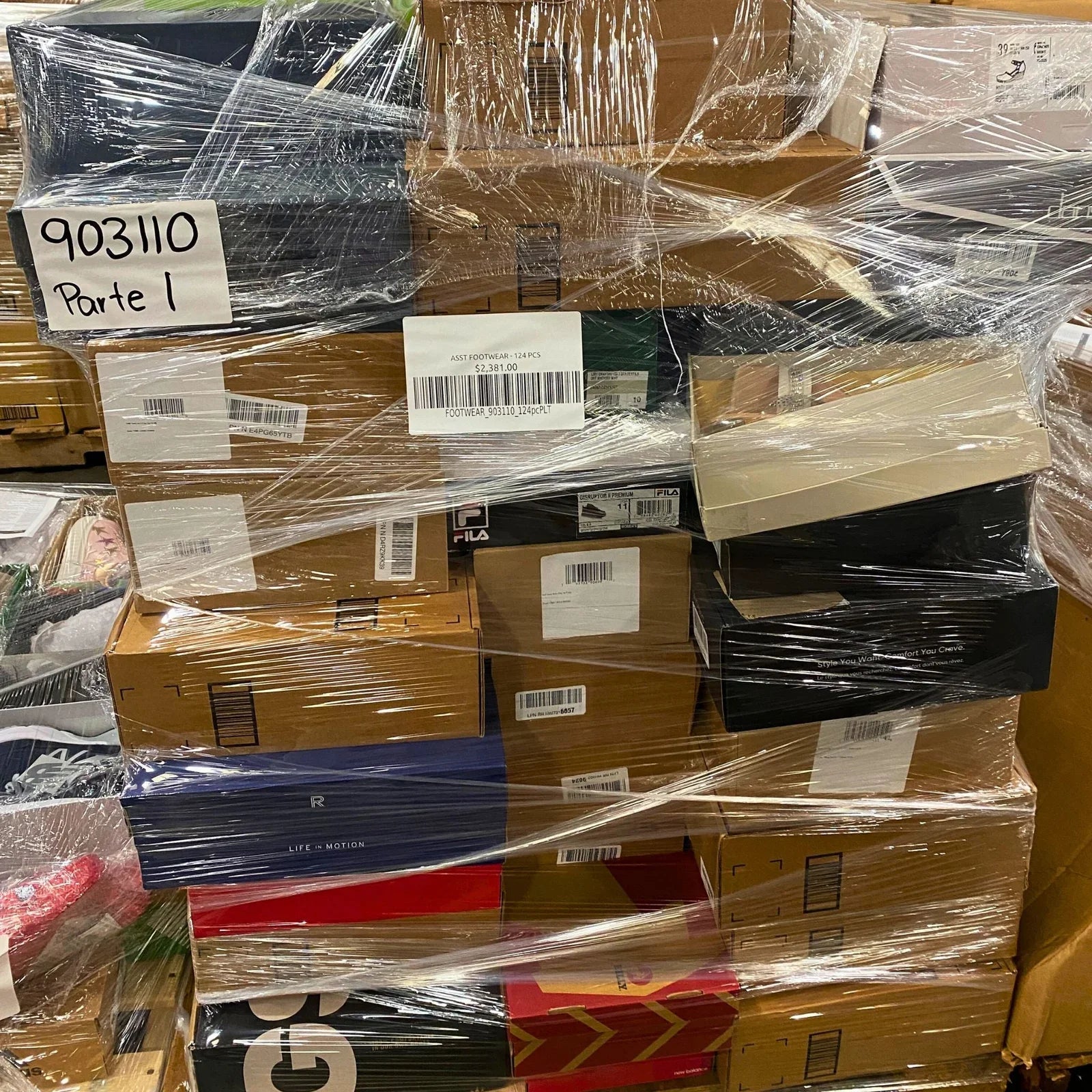 Mixed Shoes Pallet