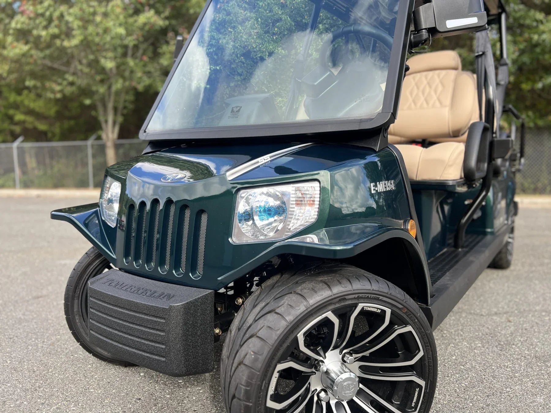 Green 2023 Tomberlin Saloon Golf Cart for Sale