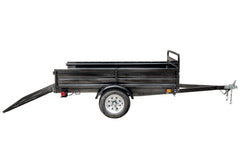 DK2 5-ft x 7-ft Steel Utility Trailer with Ramp Gate ( 1639-lb Capacity ) 2491711