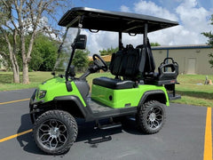 Green 2024 EVolution D5 Maverick 2+2 Golf Cart for Sale