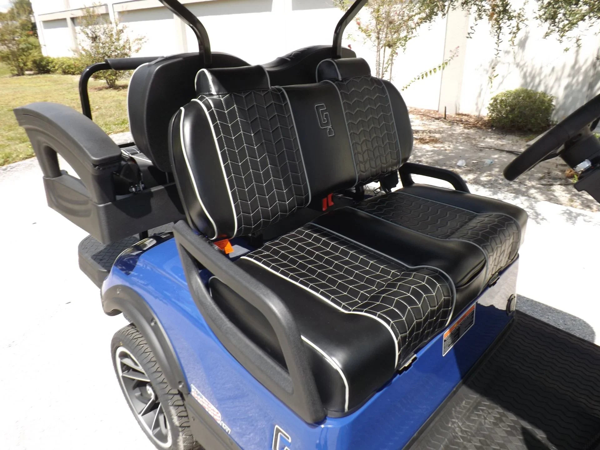Blue 2023 HONOR LSV 2+2 G1 Lifted Lithium Golf Cart for Sale