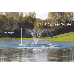 Kasco Marine | J Series Decorative Display Fountain 3/4 HP for Small Ponds