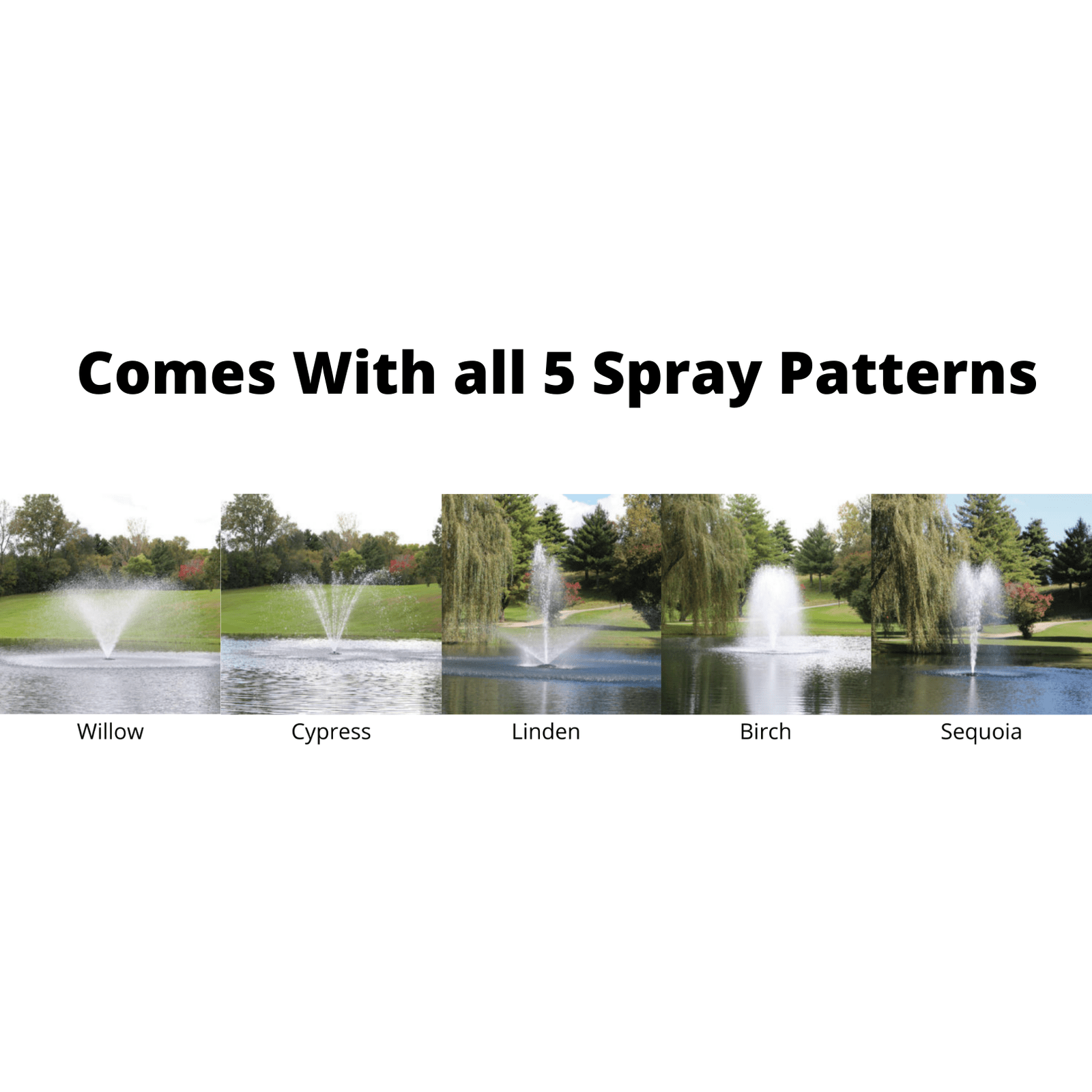 Kasco Marine | J Series Decorative Display Fountain 3/4 HP for Small Ponds
