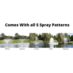 Kasco Marine | J Series Decorative Display Fountain 3/4 HP for Small Ponds
