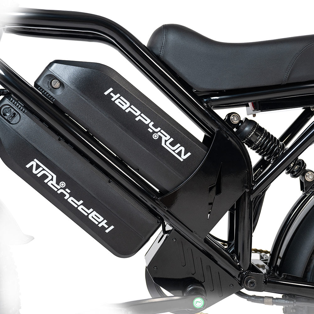 HappyRun | G70 Dual-Battery Electric Cargo Bike – 750W (2000W Peak), 48V 26Ah, 85-Mile Range, UL 2849 Certified