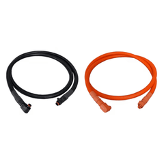 RUiXU | 1/0 AWG cable for RUiXU RX9MP Busbar | Orange+ Black | One Pair