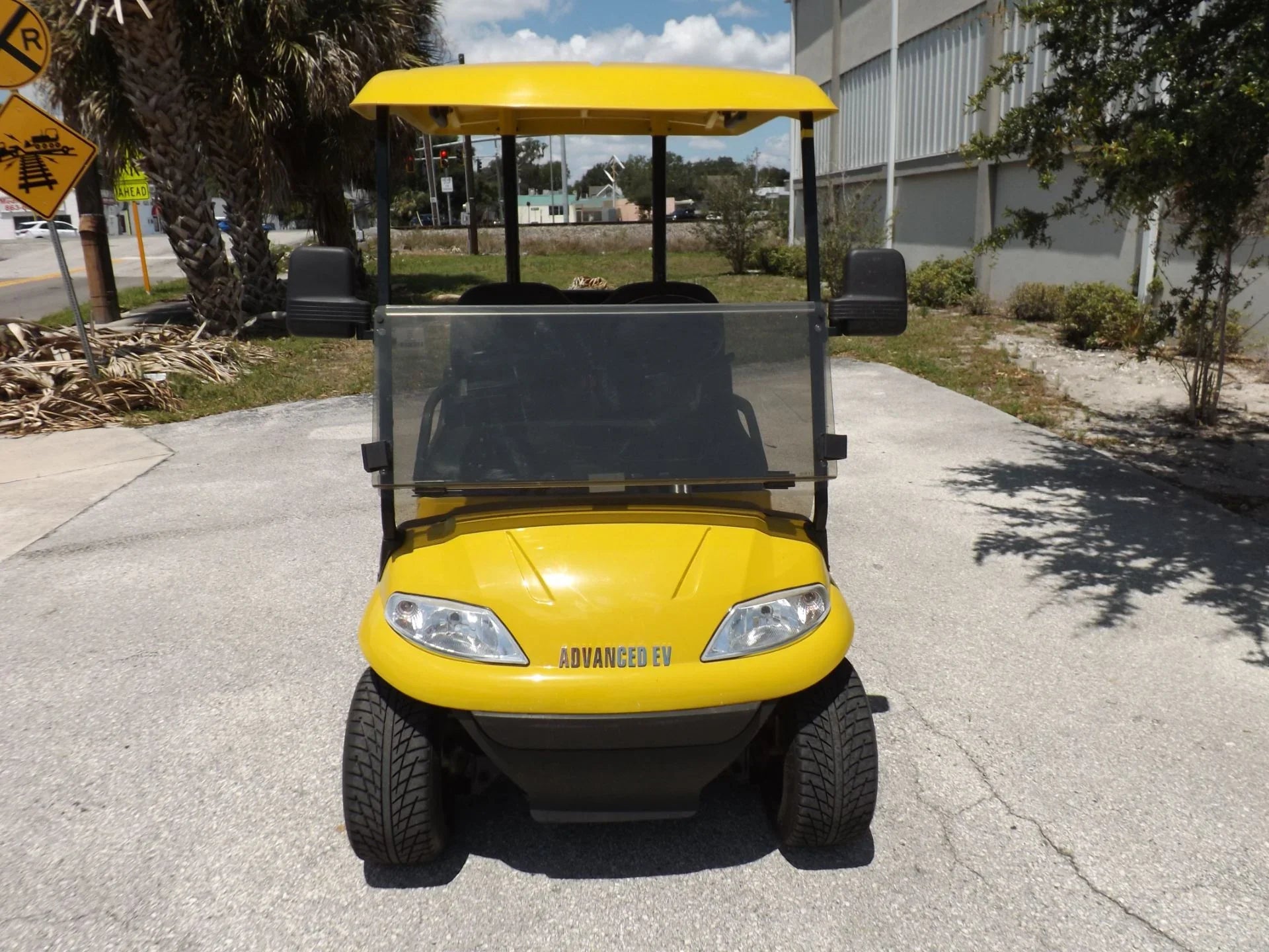 Yellow 2022 Advanced EV AEV 2 Golf Cart for Sale