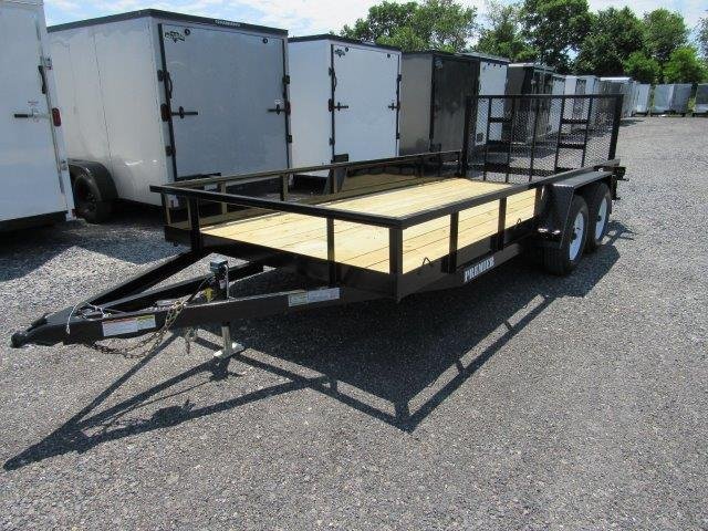 Premier 7 x 16 Landscape Utility Trailer – Rear Ramp Gate