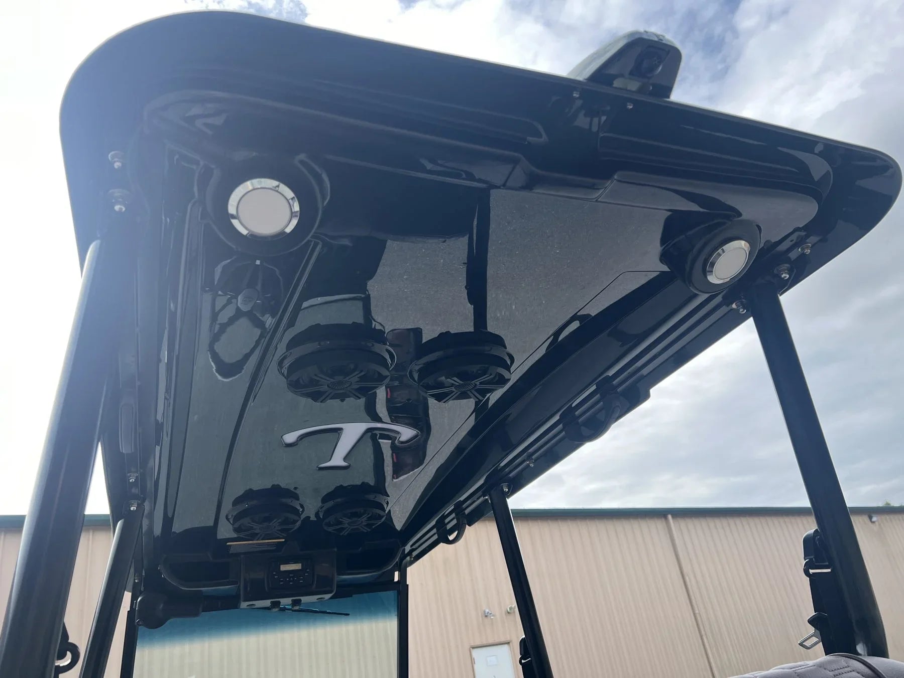 Green 2023 Tomberlin E4 Ghosthawk Defender Golf Cart for Sale