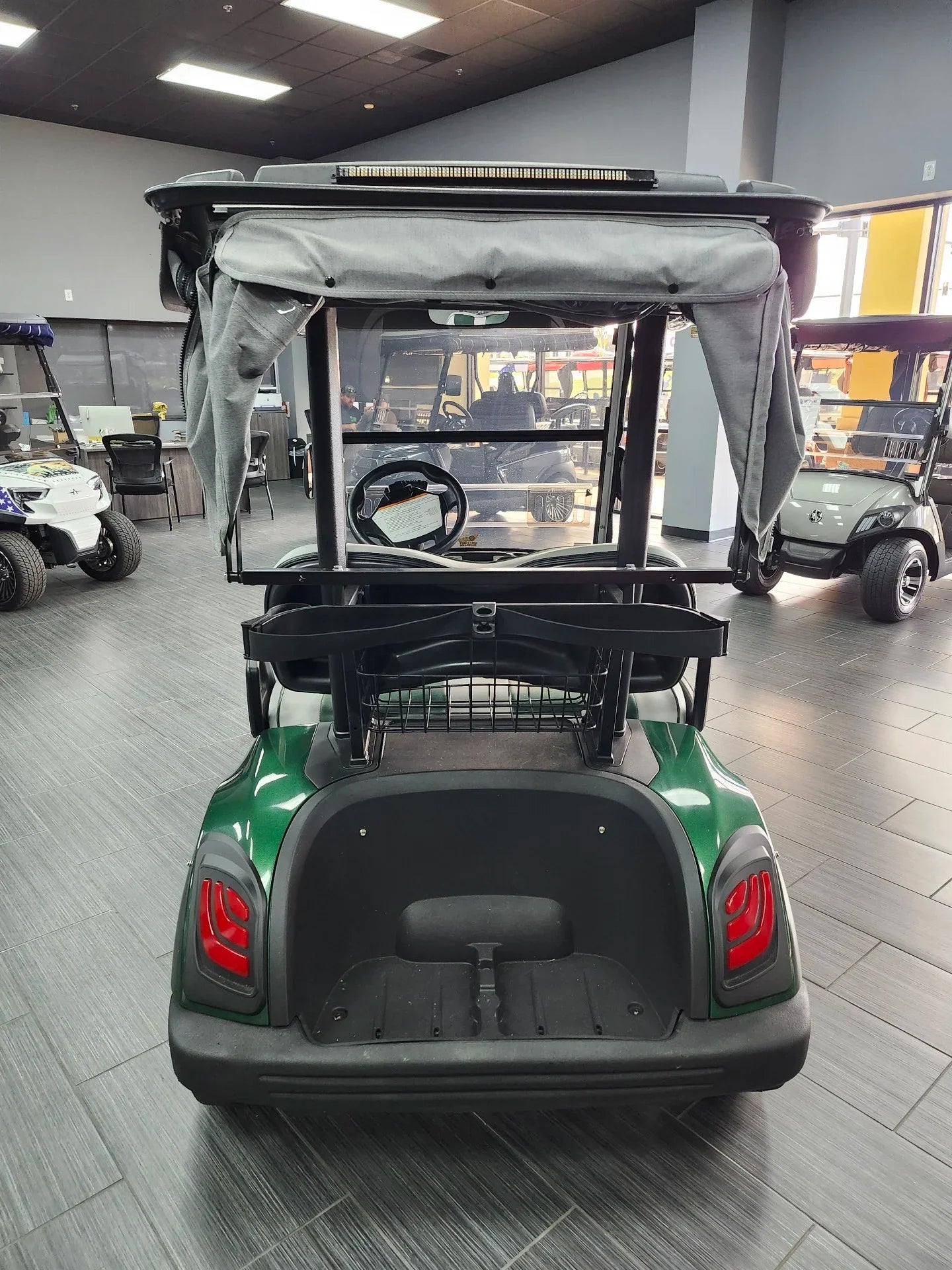 Green 2021 Yamaha Drive 2 QuieTech EFI Golf Cart for Sale