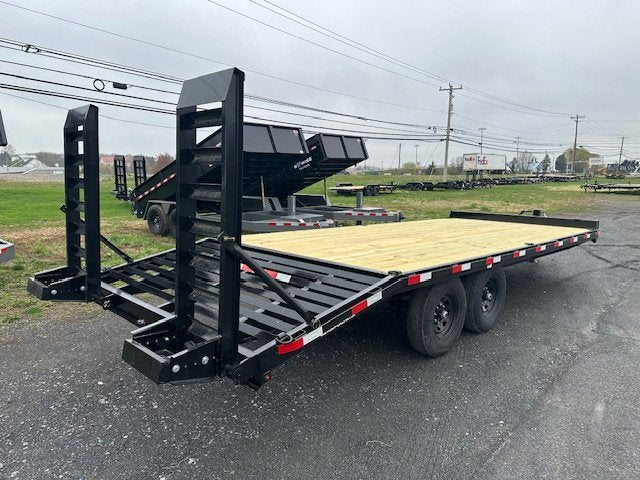 CAM Superline 8.5 x 22 Deckover Equipment Trailer – Ladder Ramps