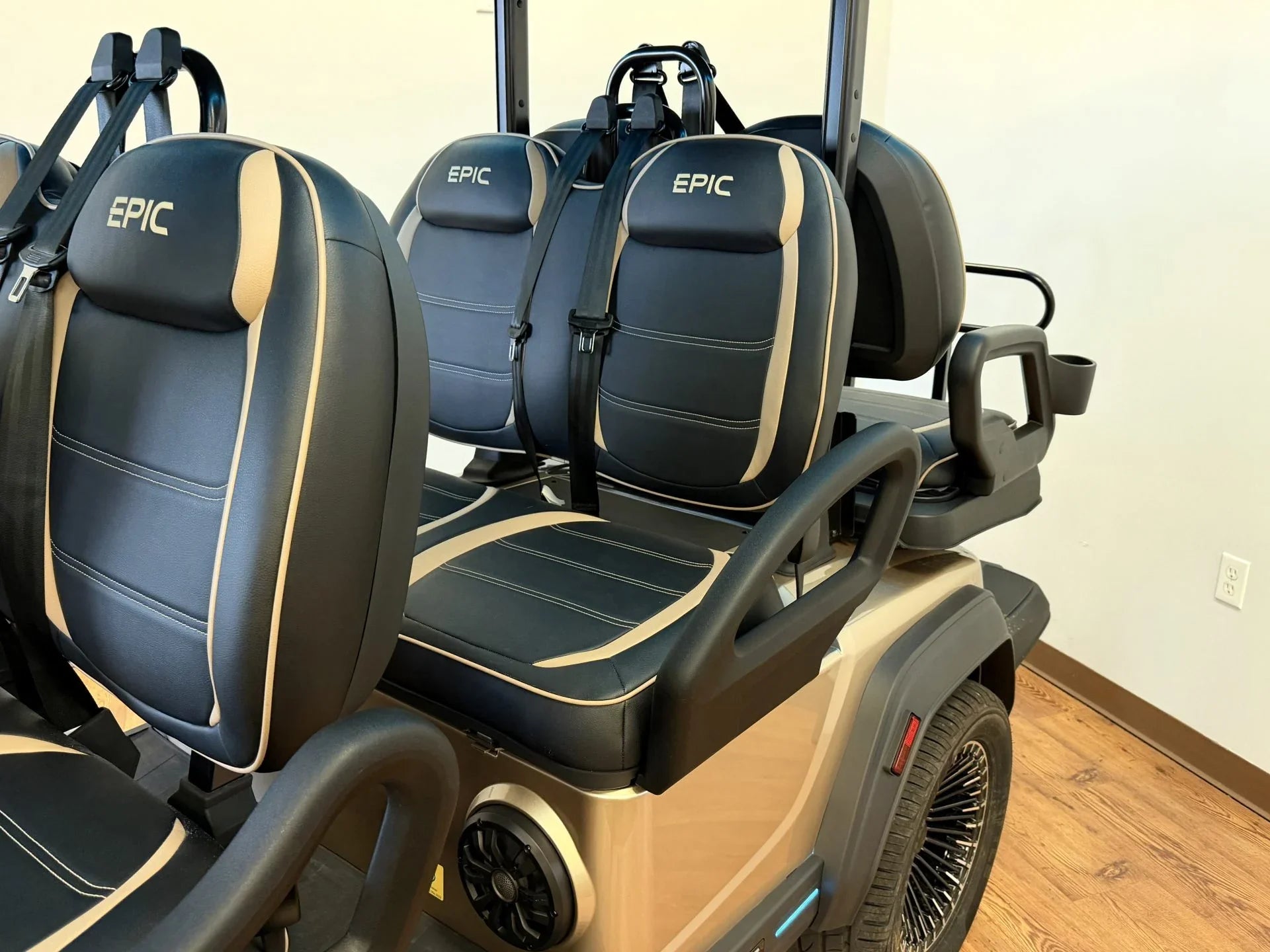 2026 Epic E60FX Champagne Golf Cart for Sale