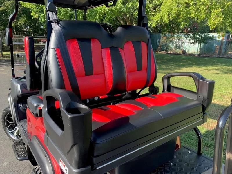 Red 2024 EVolution D5 Maverick 2+2 Golf Cart for Sale