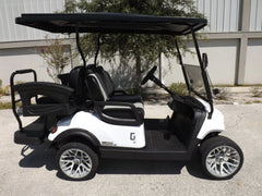 White 2023 HONOR LSV 2+2 G1 Lifted Lithium Golf Cart for Sale
