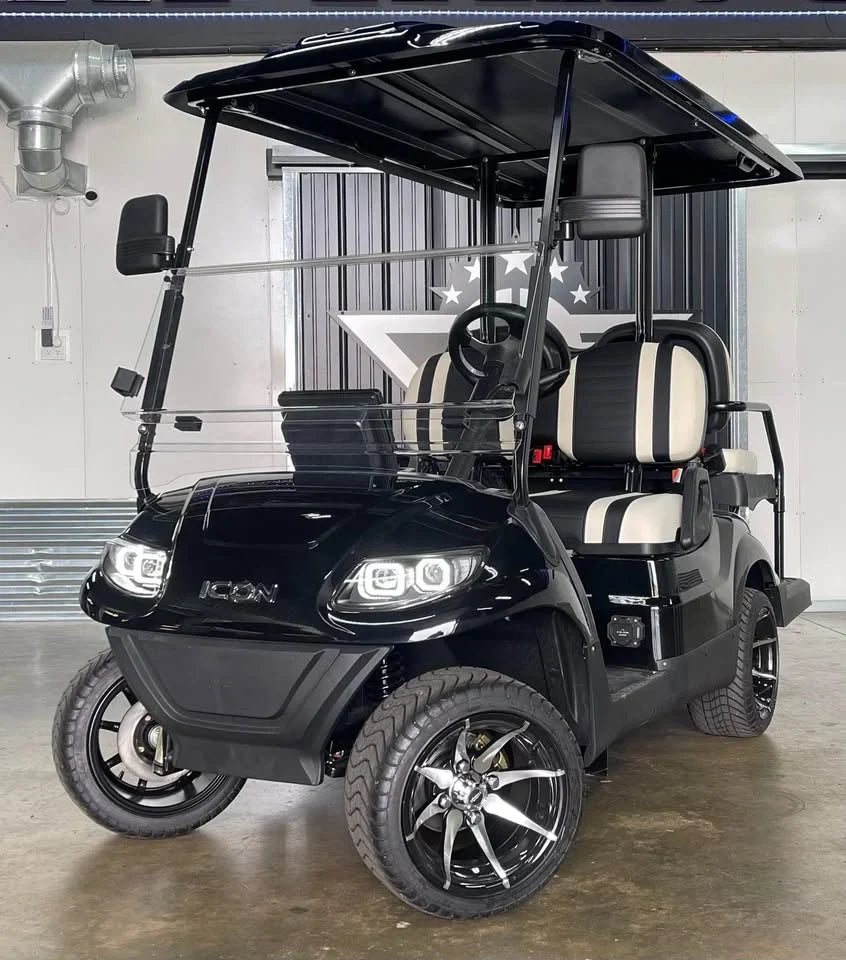 Black 2024 Icon EV I40 Golf Cart for Sale