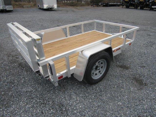 Sport Haven 5×8 Aluminum Utility Trailer – Bi-Fold Ramp Gate