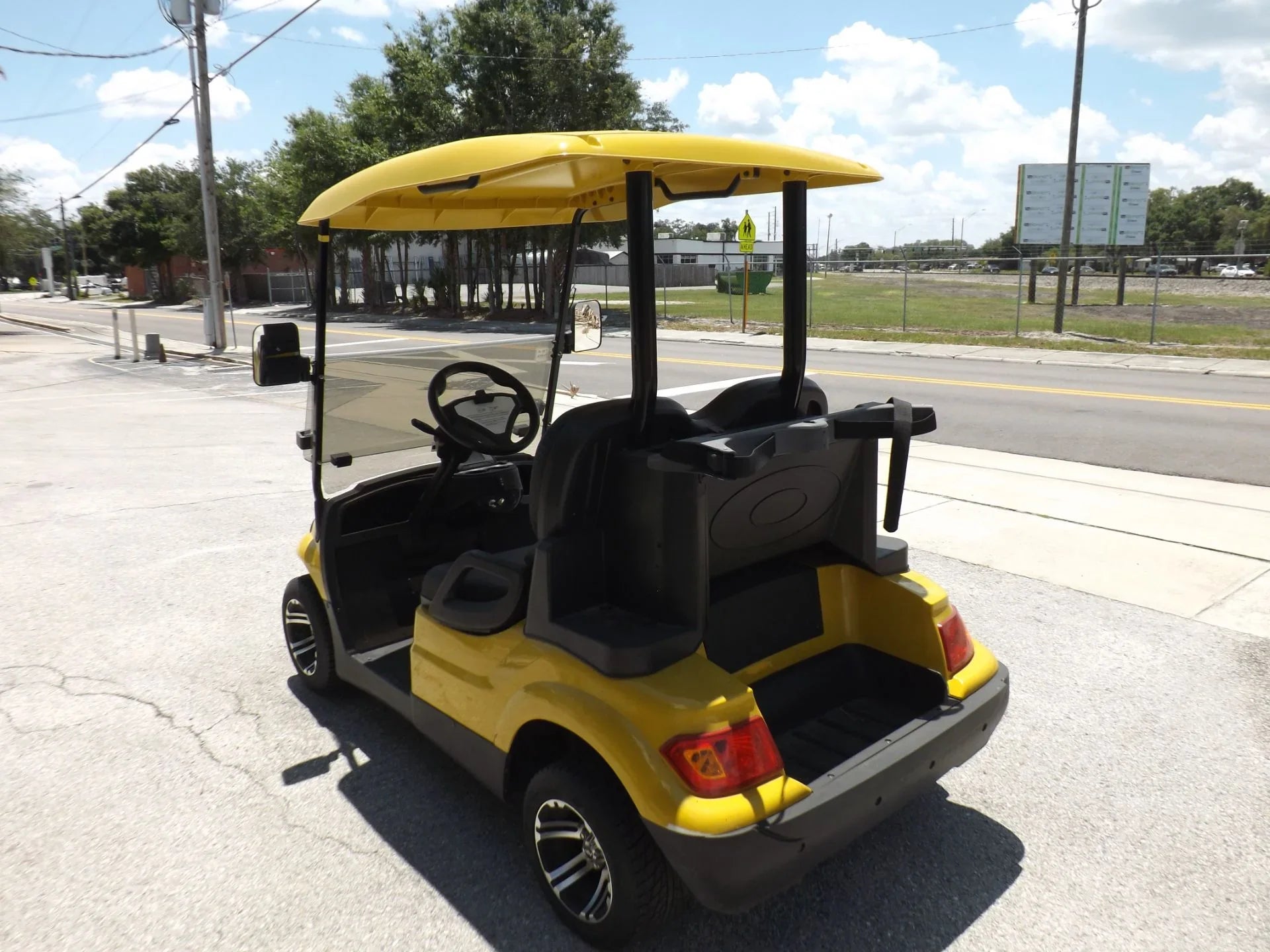 Yellow 2022 Advanced EV AEV 2 Golf Cart for Sale