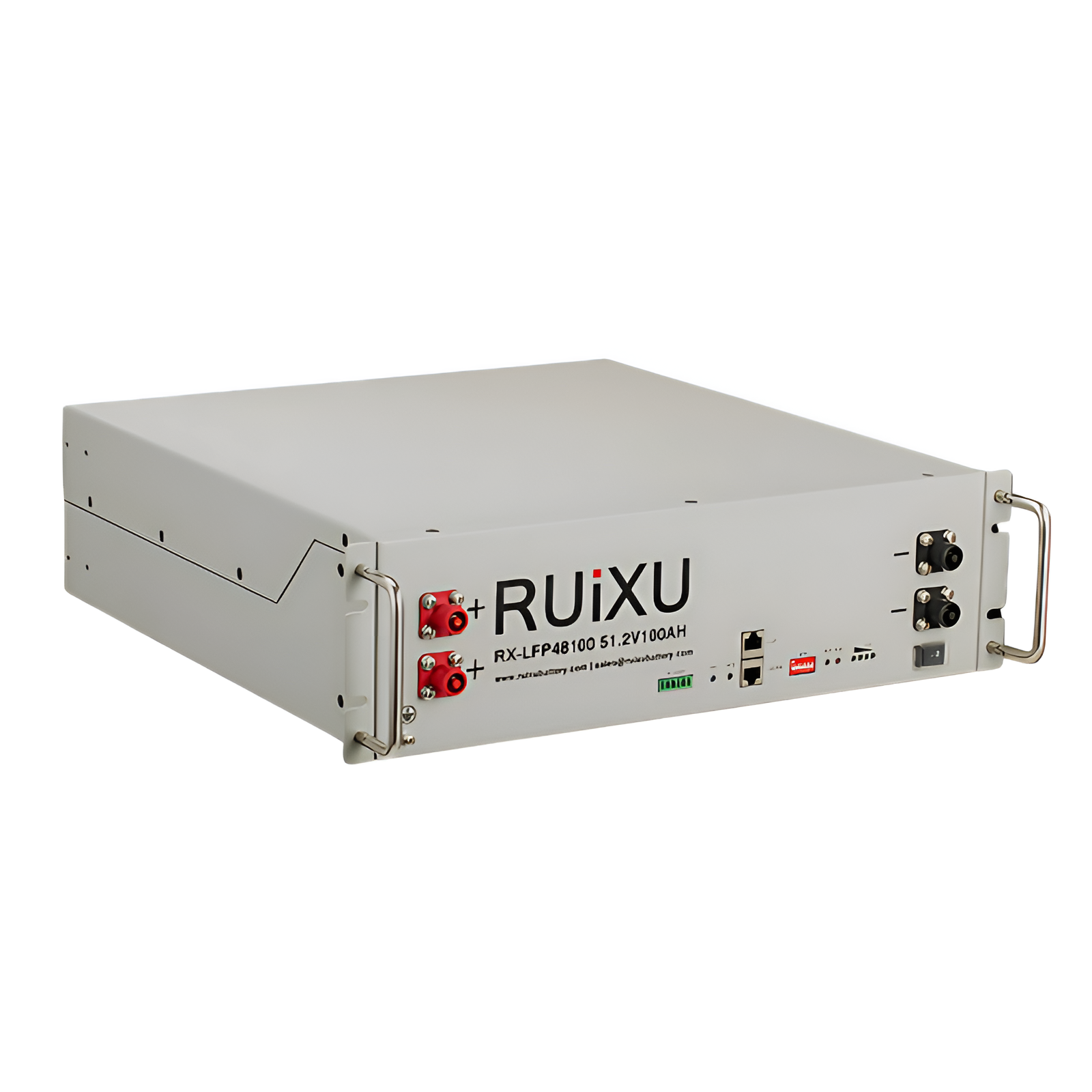 RUiXU | 51.2V 100Ah (5.12kWh) Server Rack-Mounted 3U Battery | 10-Year Warranty | RX-LFP48100
