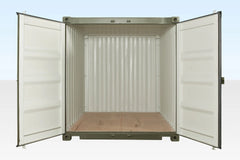 10Ft X 8Ft Shipping Container (One Trip) – Green