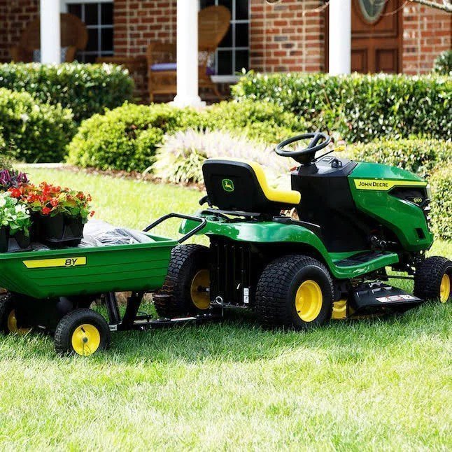 John Deere S100 42 in. 17.5 HP GAS Hydrostatic Riding Lawn Tractor