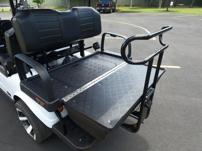 White 2024 EVolution Carrier 6 Plus Golf Cart For Sale
