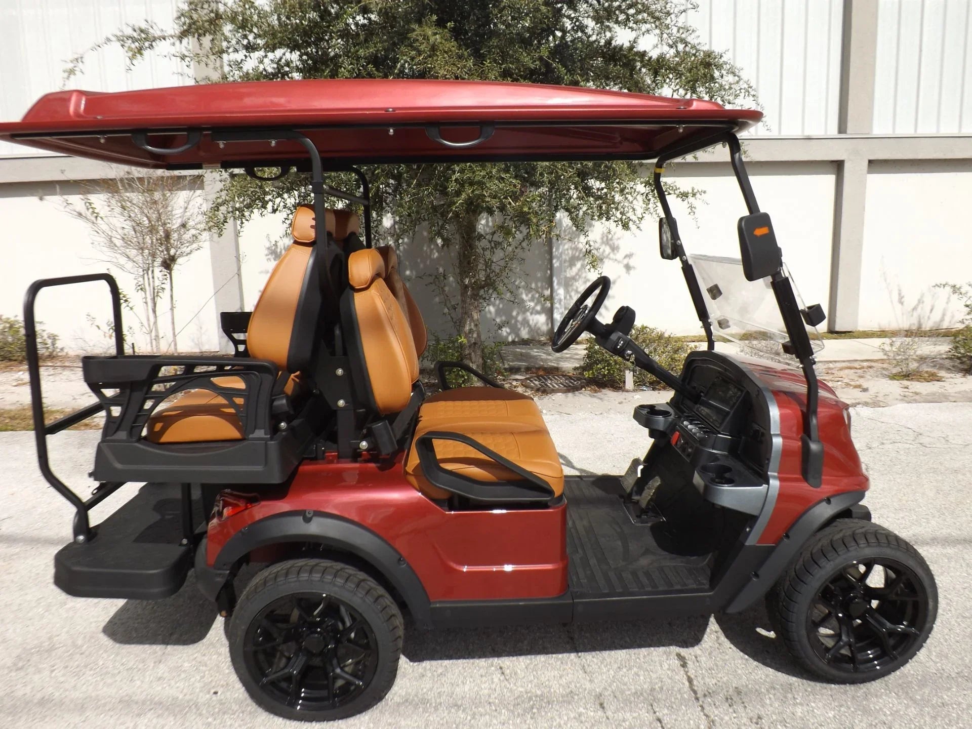 Red 2024 GORILLA G4 LI 4 Pass Lithium Golf Cart for Sale