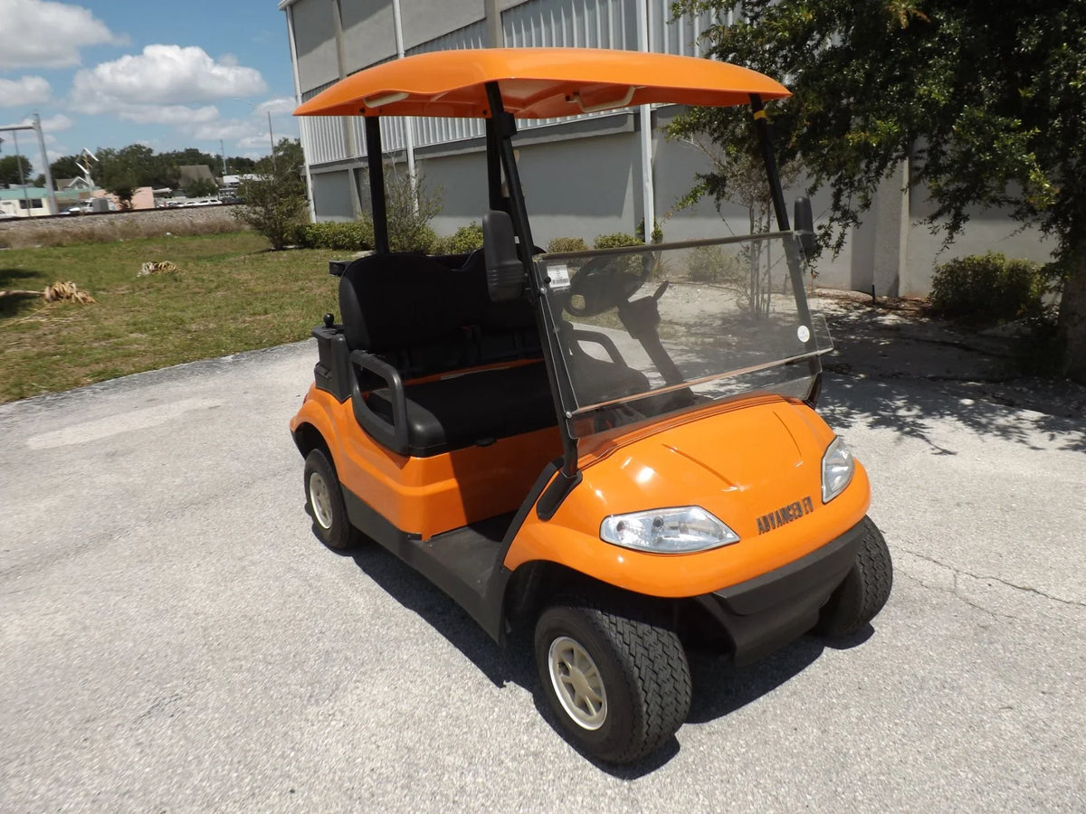 Orange 2022 Advanced EV AEV 2 Golf Cart for Sale