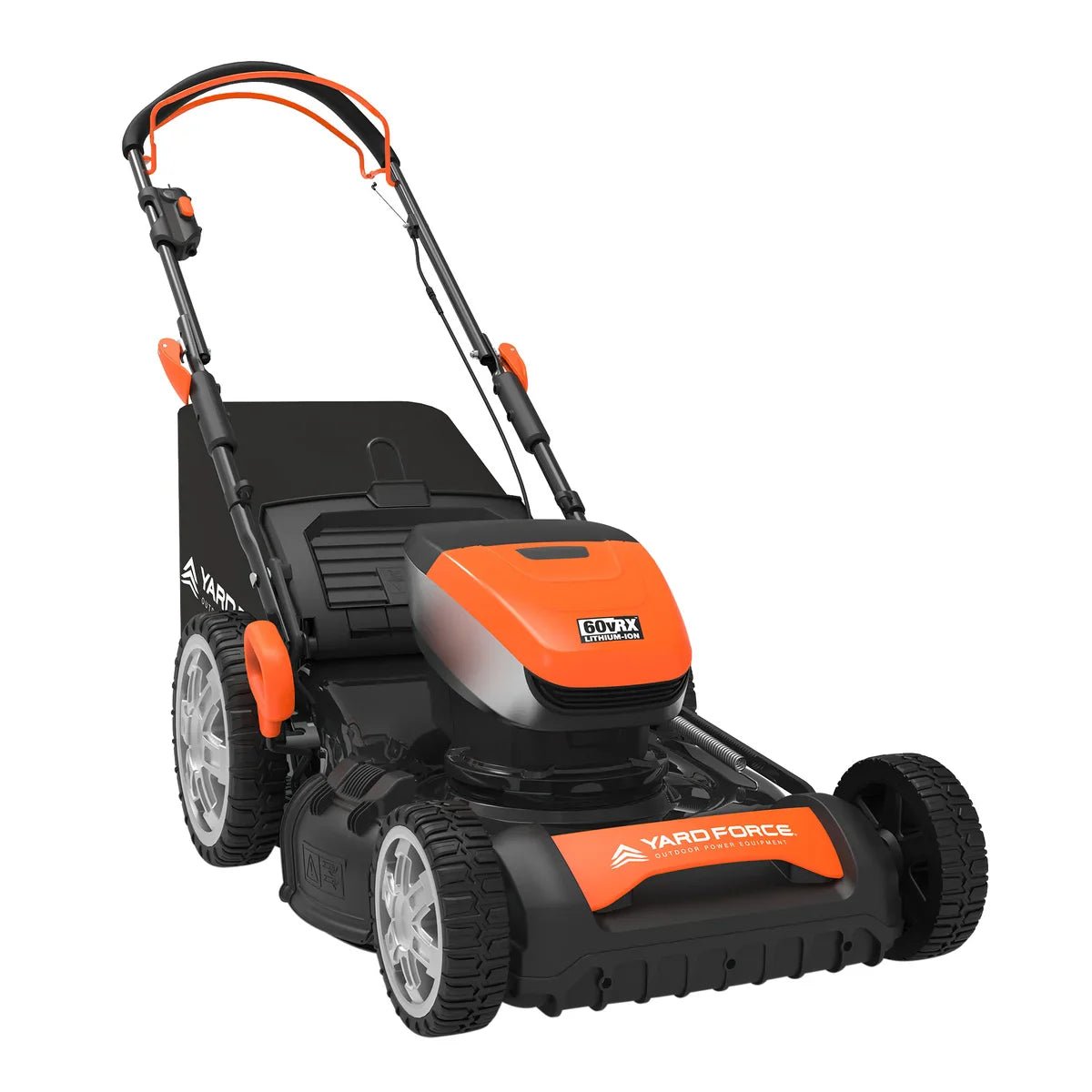Yard Force YF60VRX Lawn Mower 21″ w/ Lithium-Ion Battery and Fast Charger 60V New